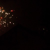 Silvester Feuerwerk in Gräfenhausen 2014