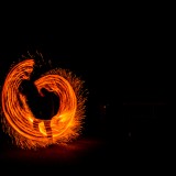 Feuershow an Silvester 2014